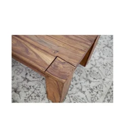 Invicta Interior - przedsprzedaż Stolik FINICE Makassar 100 cm drewno sheesham