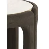 L&L Stolik kawowy ALI 45 cm ciemnobrązowy piaskowy