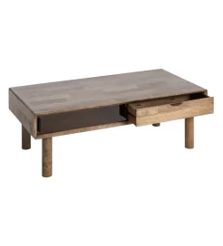 Zona-Design Stolik kawowy AMY 120 cm drewno kauczuk