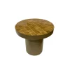 LF-Design Stolik kawowy boczny BRIX TYLO 46 cm brązowy ceramika