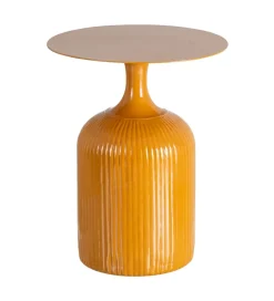 Zona-Design Stolik kawowy boczny CERANKI 48 cm musztardowy