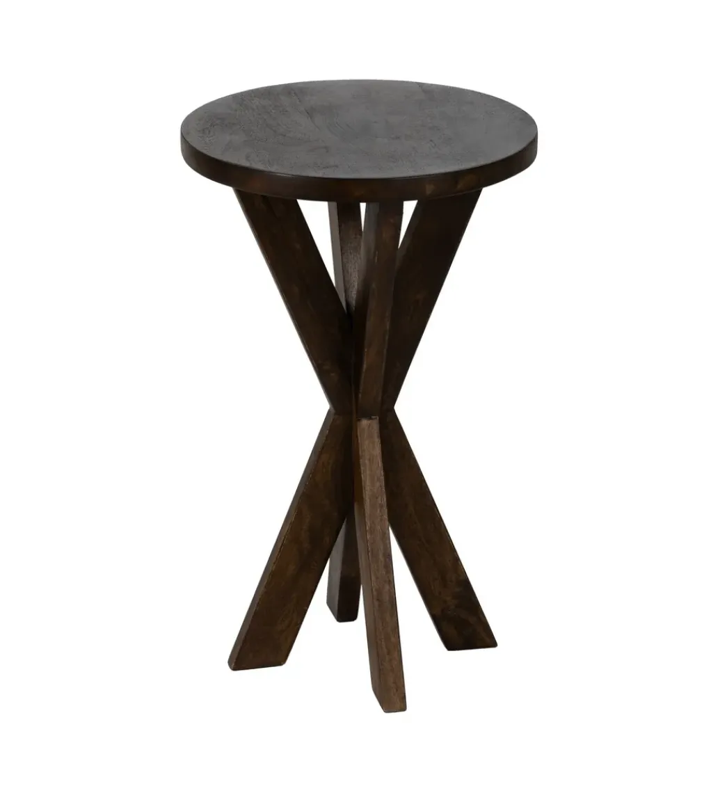 Zona-Design Stolik kawowy boczny CODENA 60 cm drewno mango