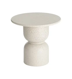 Zona-Design Stolik kawowy boczny EDERAN 60 cm efekt terrazzo