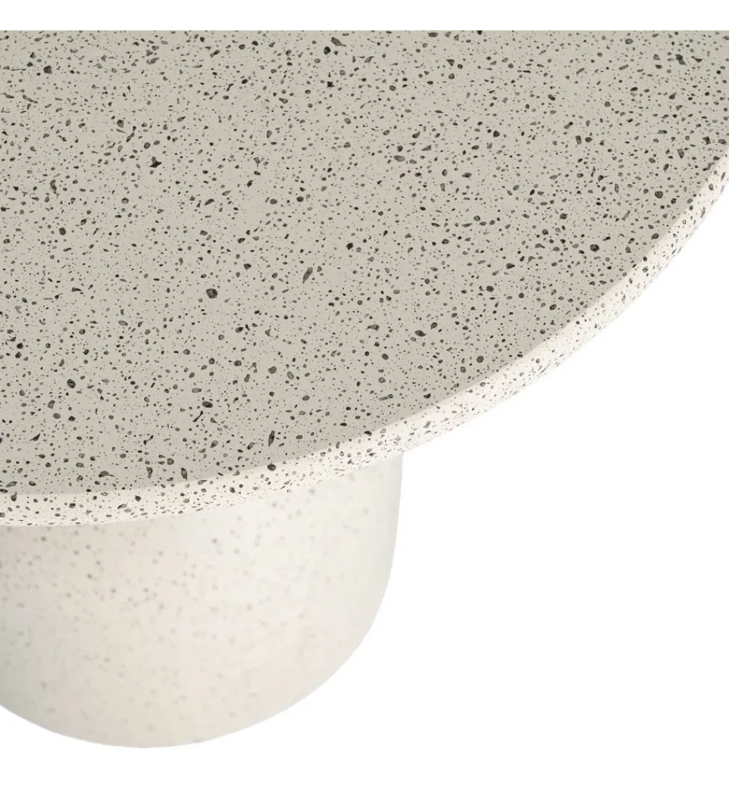 Zona-Design Stolik kawowy boczny EDERAN efekt terrazzo