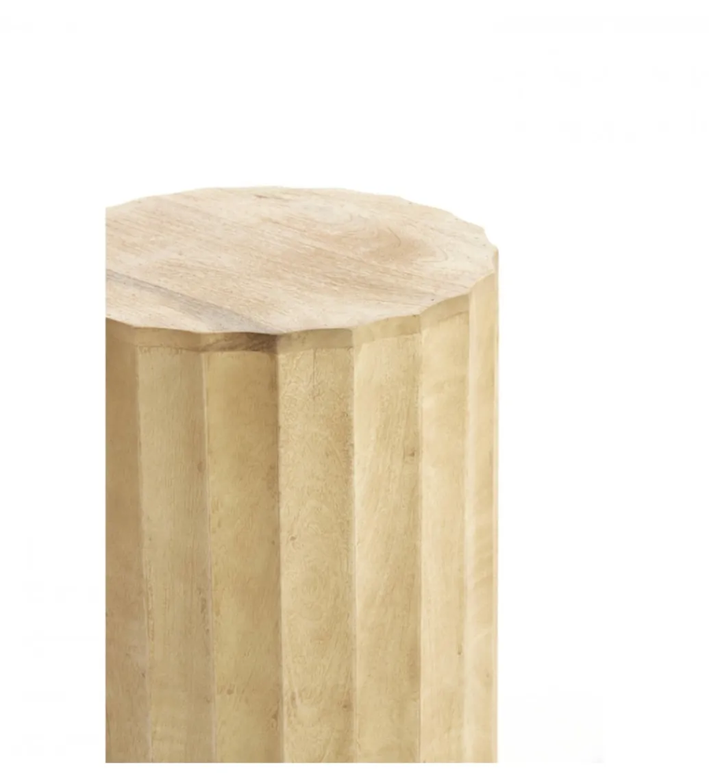 L&L Stolik kawowy boczny ELLENA 60 cm naturalny