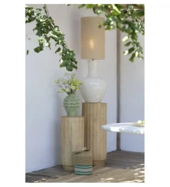 L&L Stolik kawowy boczny ELLENA 60 cm naturalny