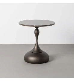 Zona-Design Stolik kawowy boczny ESTABE 50 cm czarny