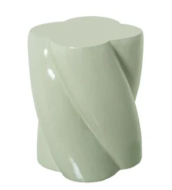 Exclusivas Stolik kawowy boczny FIBEREN 40 cm zielonym