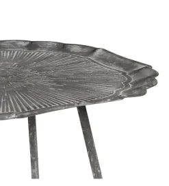 Zona-Design Stolik kawowy boczny GURTEN 61 cm szary