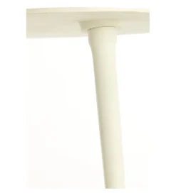 L&L Stolik kawowy boczny LIONS 53 cm kremowy