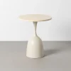 Zona-Design Stolik kawowy boczny MOGAJO 50 cm biały