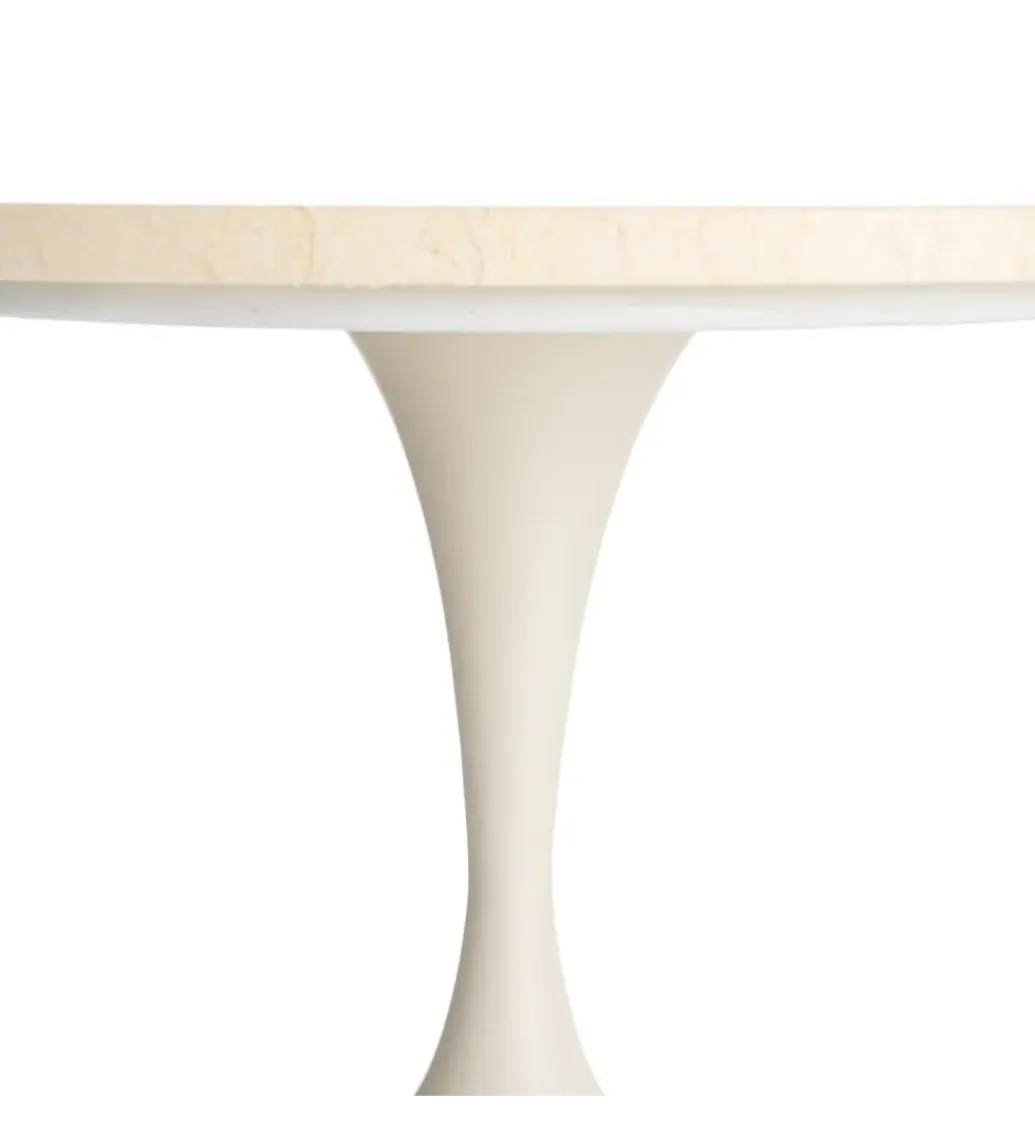 Zona-Design Stolik kawowy boczny MOGAJO 50 cm biały