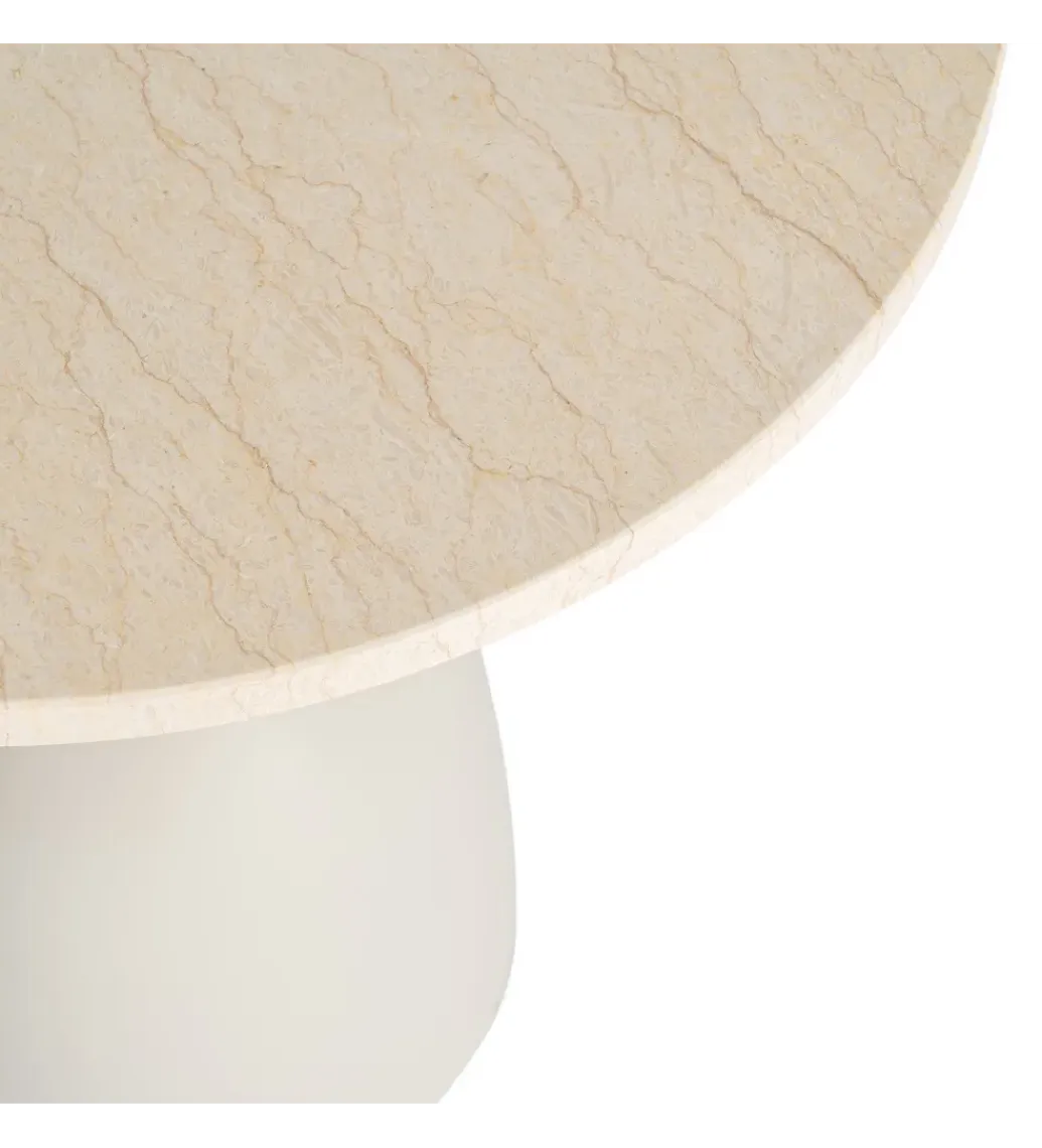 Zona-Design Stolik kawowy boczny MOGAJO 50 cm biały