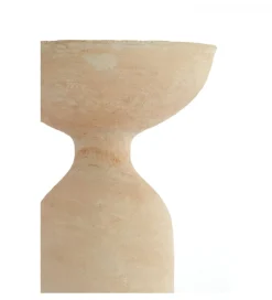 L&L Stolik kawowy boczny MURLA 56 cm beżowy