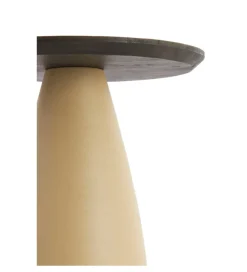 L&L Stolik kawowy boczny OCANA 50 cm naturalny beżowy