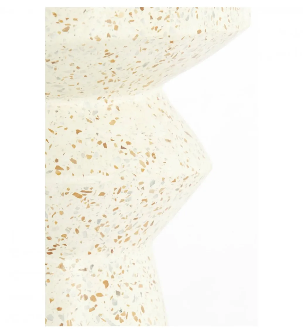 L&L Stolik kawowy boczny SELLA 47 cm kremowy