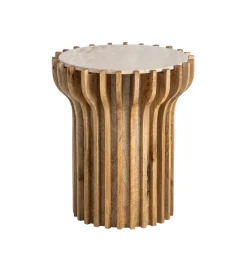 Zona-Design Stolik kawowy boczny TEKALEMA 62 cm drewno mango
