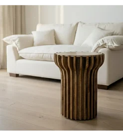 Zona-Design Stolik kawowy boczny TEKALEMA 62 cm drewno mango
