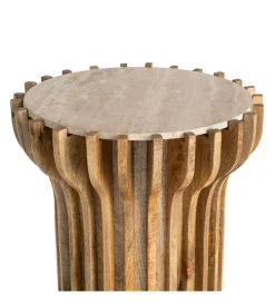 Zona-Design Stolik kawowy boczny TEKALEMA 62 cm drewno mango