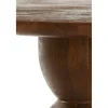 L&L Stolik kawowy boczny TORIR 50 cm drewno mango