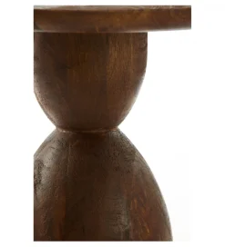 L&L Stolik kawowy boczny TORIR 50 cm drewno mango