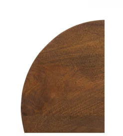 L&L Stolik kawowy boczny TORIR 50 cm drewno mango