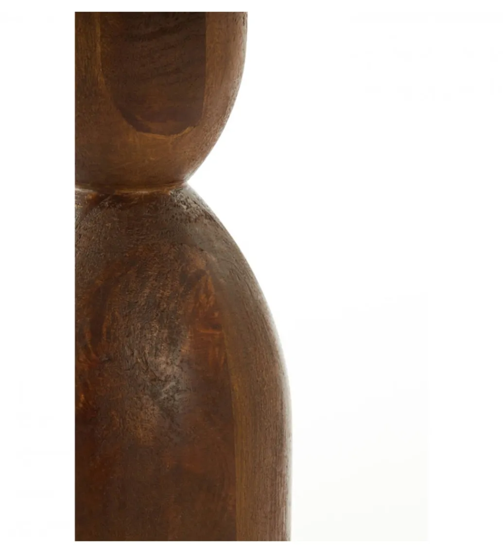 L&L Stolik kawowy boczny TORIR 50 cm drewno mango