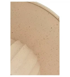 L&L Stolik kawowy boczny VEGLIA 60 cm piaskowy mat jasny brązowy