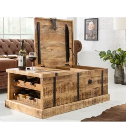 Invicta Interior Stolik kawowy Bodega 100 cm drewno mango