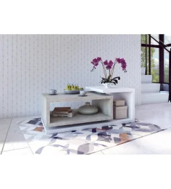 Helvetia Stolik kawowy BOTA 120 cm w optyce betonu