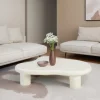LF-Design Stolik kawowy Brix Feline Sandy 120 cm Kość Słoniowa