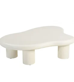 LF-Design Stolik kawowy Brix Feline Sandy 120 cm Kość Słoniowa