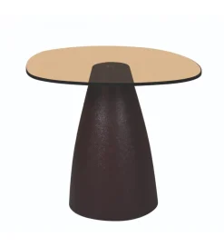 LF-Design Stolik kawowy Brix Mylon 50 cm Brązowy