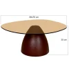 LF-Design Stolik kawowy Brix Mylon 86 cm Burgundowy