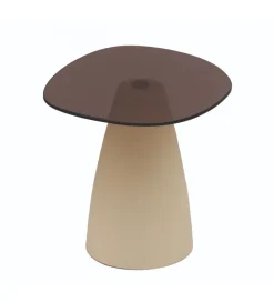 LF-Design Stolik kawowy Brix Mylon 50 cm Kość Słoniowa