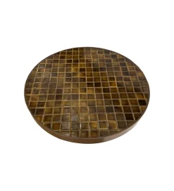 LF-Design Stolik kawowy BRIX TYLO 80 cm brązowy ceramika