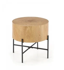Halmar Stolik kawowy BROOKLYN 45 cm w optyce dąb