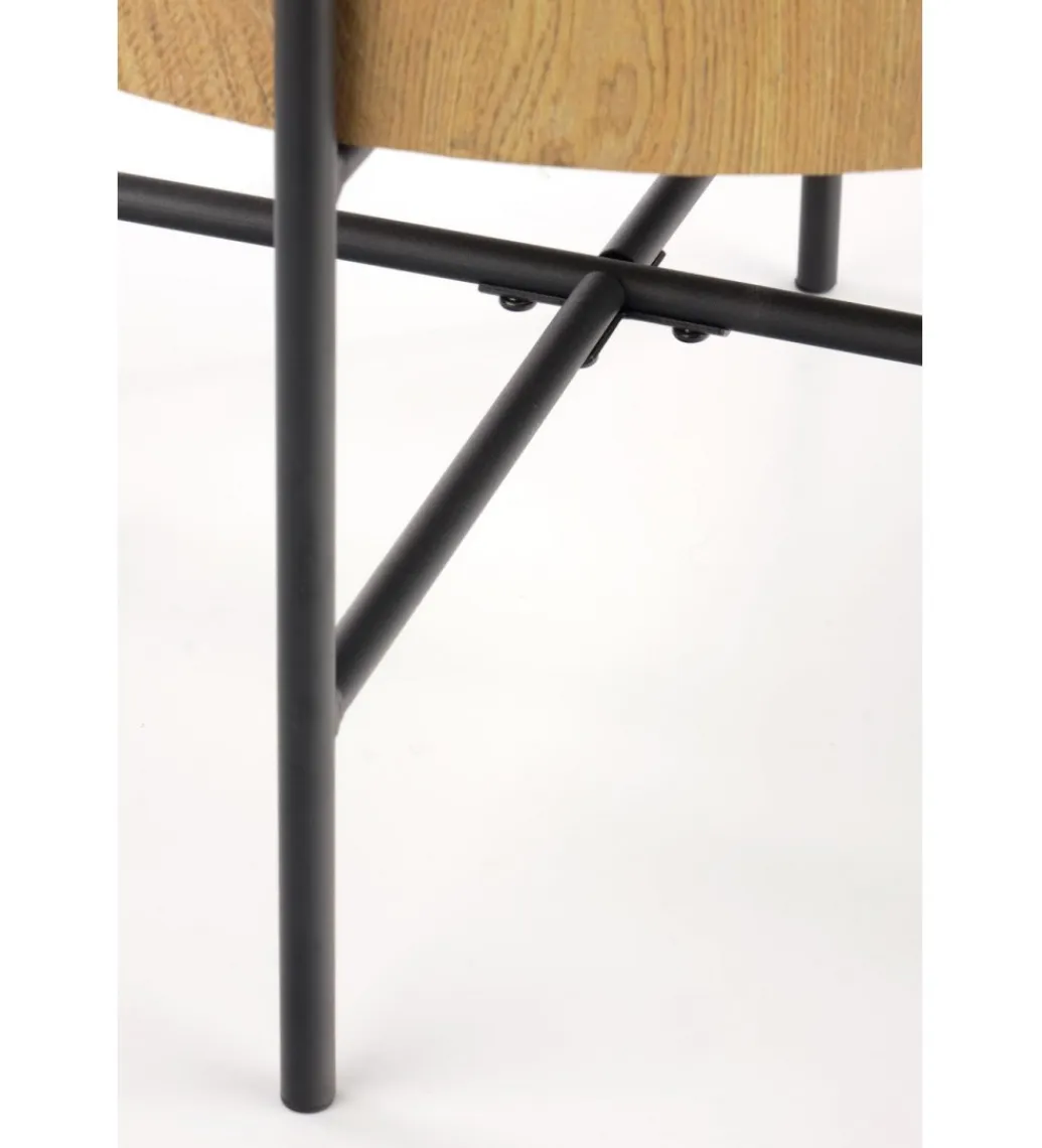 Halmar Stolik kawowy BROOKLYN 45 cm w optyce dąb