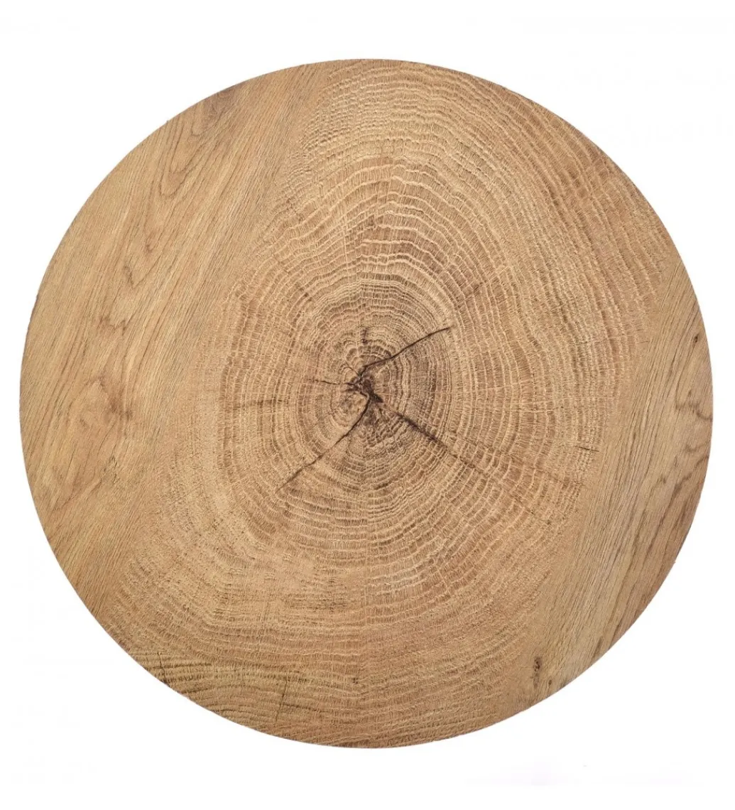 Halmar Stolik kawowy BROOKLYN 45 cm w optyce dąb