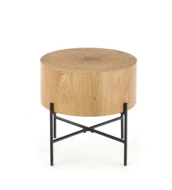 Halmar Stolik kawowy BROOKLYN 45 cm w optyce dąb