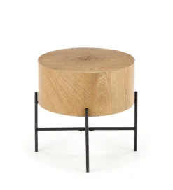Halmar Stolik kawowy BROOKLYN 45 cm w optyce dąb