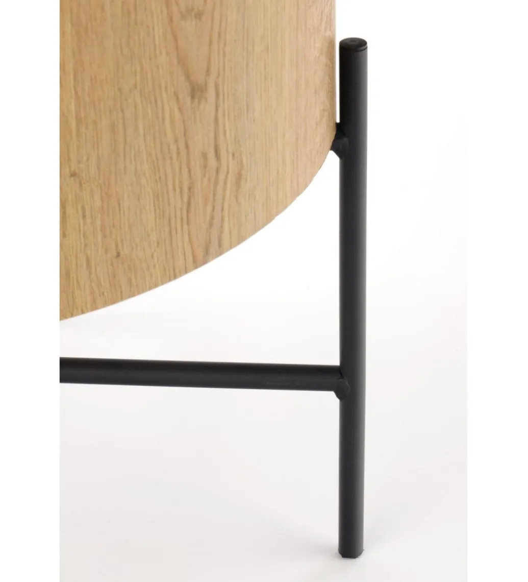 Halmar Stolik kawowy BROOKLYN 45 cm w optyce dąb