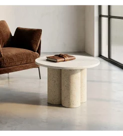 Zona-Design Stolik kawowy CAVRANI 60 cm efekt terrazzo