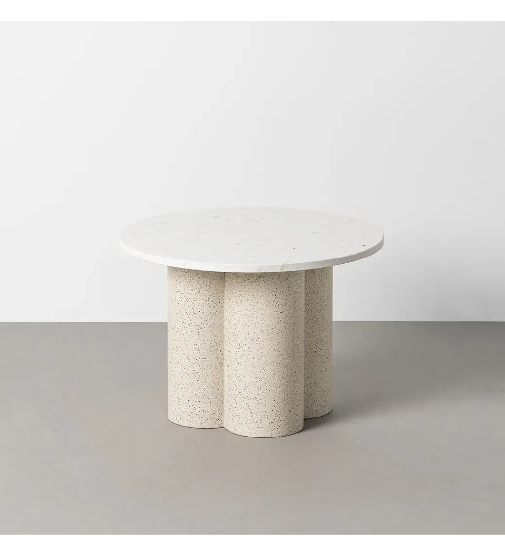 Zona-Design Stolik kawowy CAVRANI 60 cm efekt terrazzo