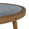 Zona-Design Stolik kawowy CLOCKY 80 cm drewno jodła