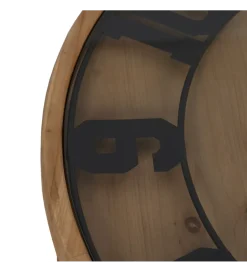Zona-Design Stolik kawowy CLOCKY 80 cm drewno jodła