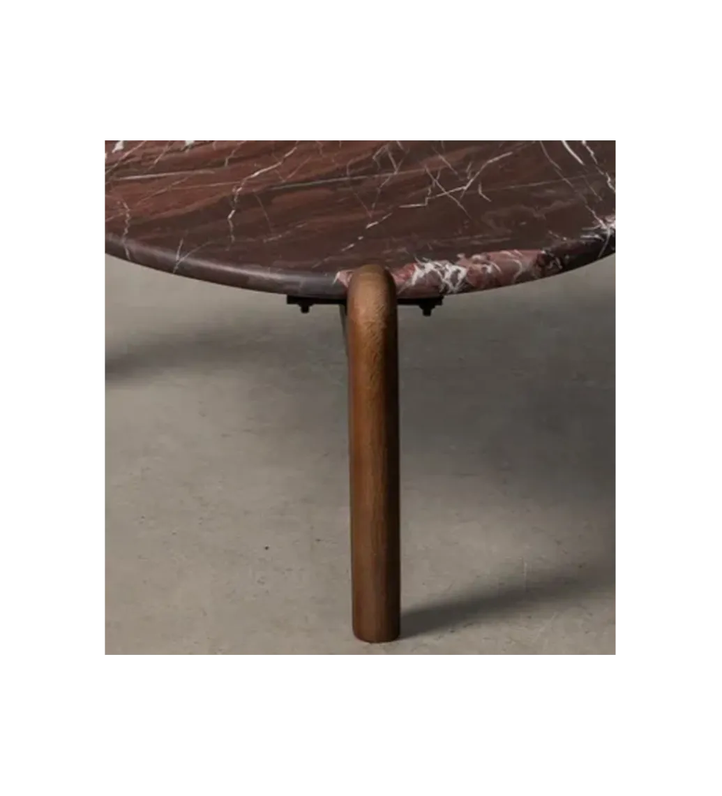 Zona-Design Stolik kawowy CUDBEM 70 cm drewno mango