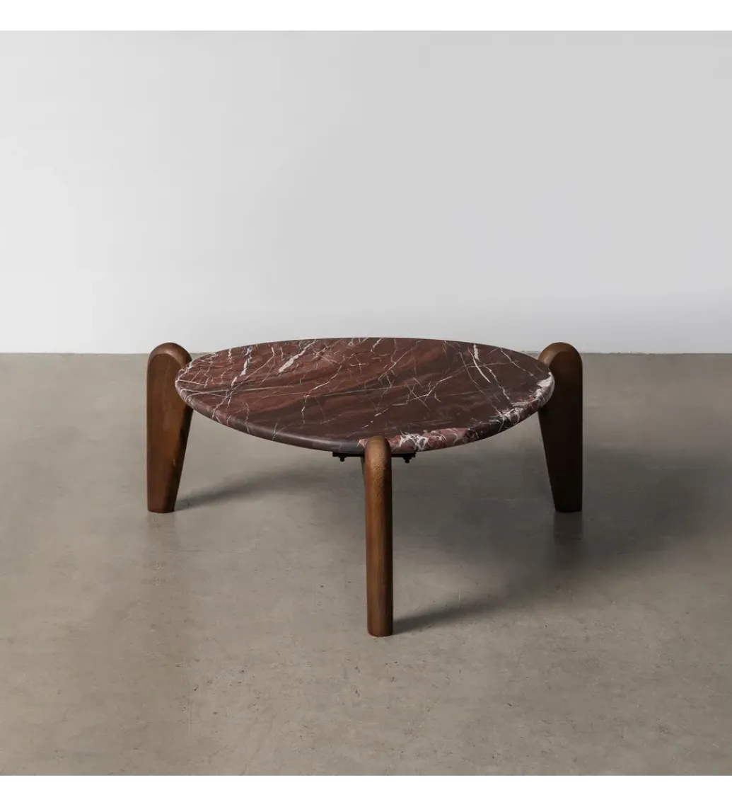 Zona-Design Stolik kawowy CUDBEM 70 cm drewno mango