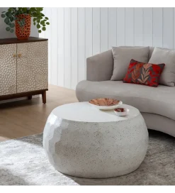 Zona-Design Stolik kawowy CYME 92 cm beżowy