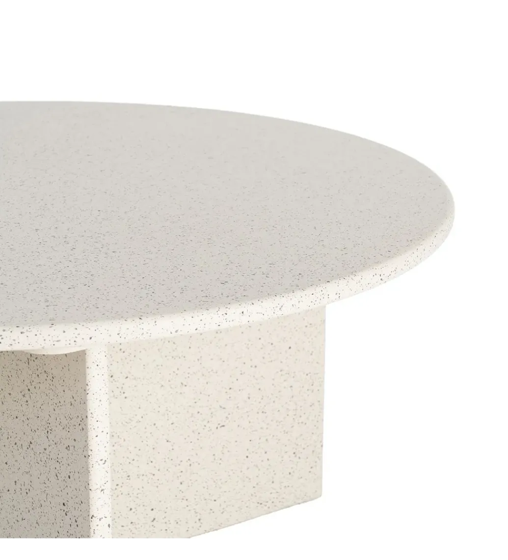 Zona-Design Stolik kawowy DOBEMA 80 cm efekt terrazzo